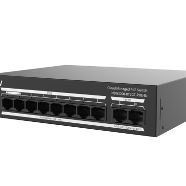 UNV NSW3000-8T2GT-POE-IN Cloud Managed Ethernet PoE Switch