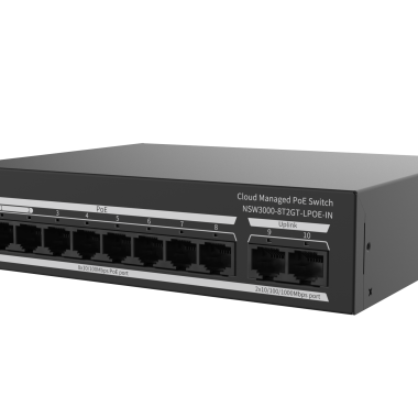 UNV NSW3000-8T2GT-LPOE-IN Cloud Managed Ethernet Low PoE Power Switch