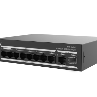 UNV NSW2100-9GT1GP-POE-IN Lite Cloud Managed Gigabit Ethernet PoE Switch