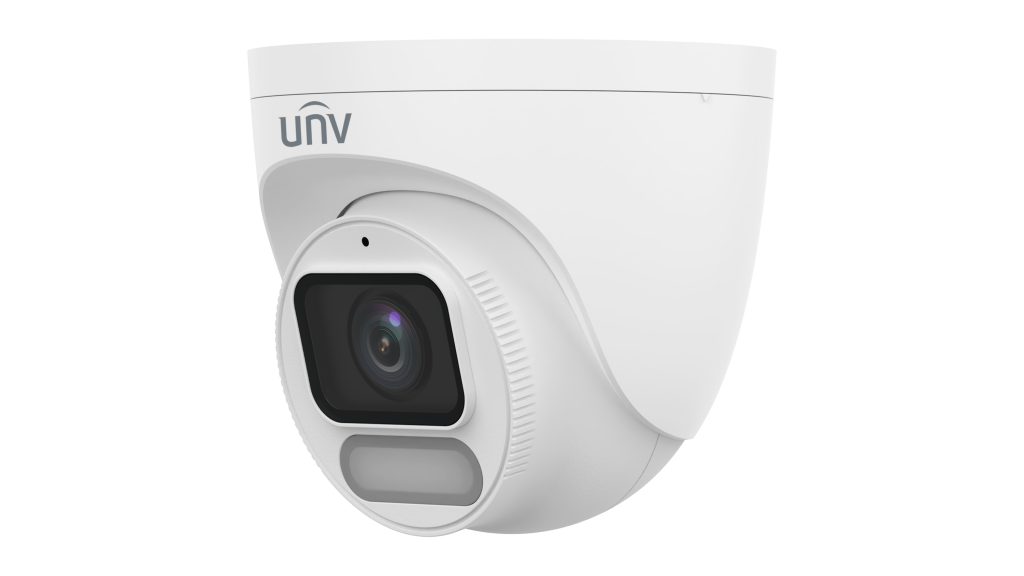 UNV IPC3624LE-ADF28K-WP-L 4MP ColorHunter Wise-ISP Fixed Warm Light Turret Network Camera